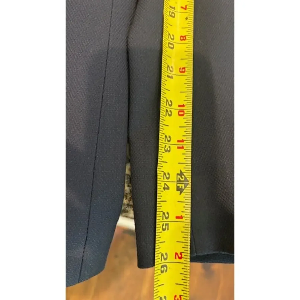 Topman Men’s Skinny Fit Navy Blue Solid Two Button Sport Coat Blazer 36R NEW